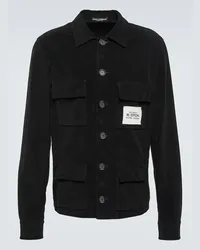 Dolce & Gabbana Camicia Re-Edition in cotone Nero