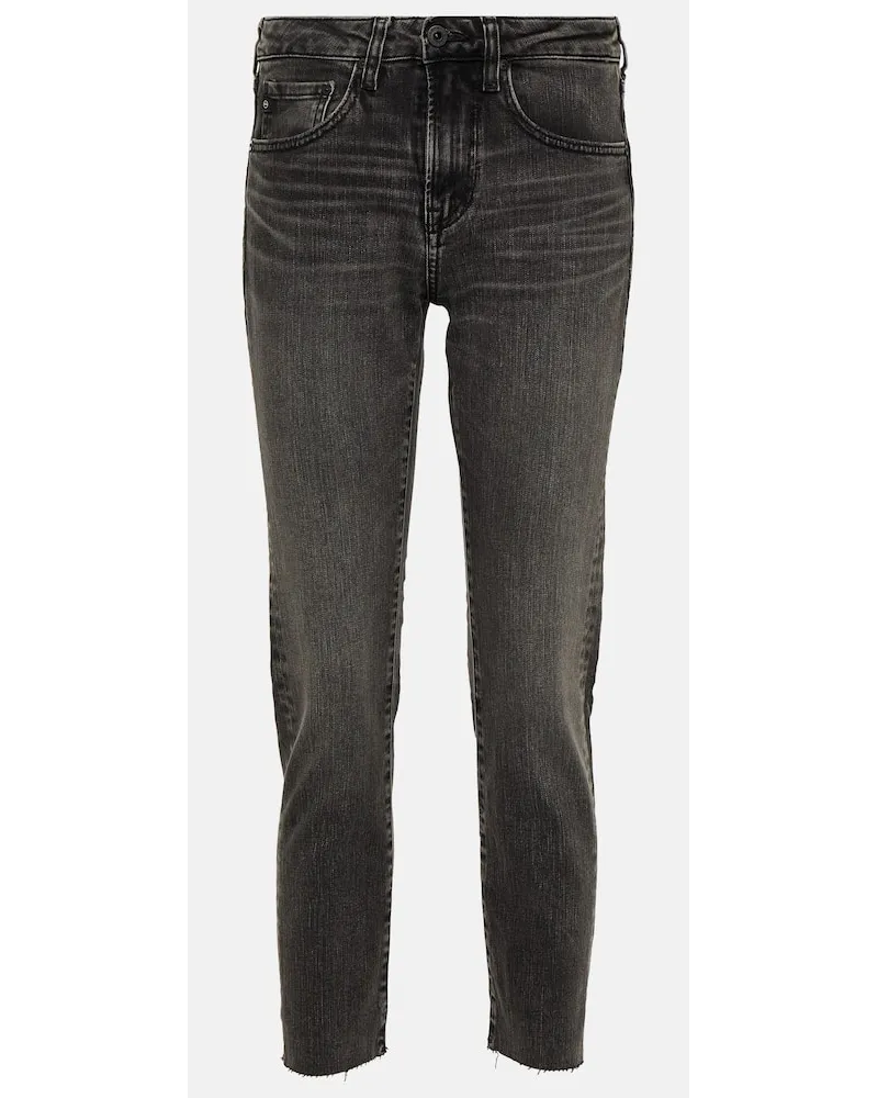 Adriano Goldschmied Jeans slim Girlfriend a vita media Blu