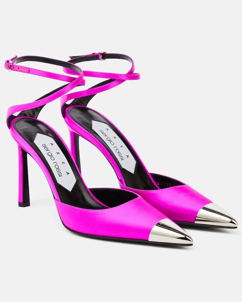 Area Pumps slingback Amazona in pelle Rosso