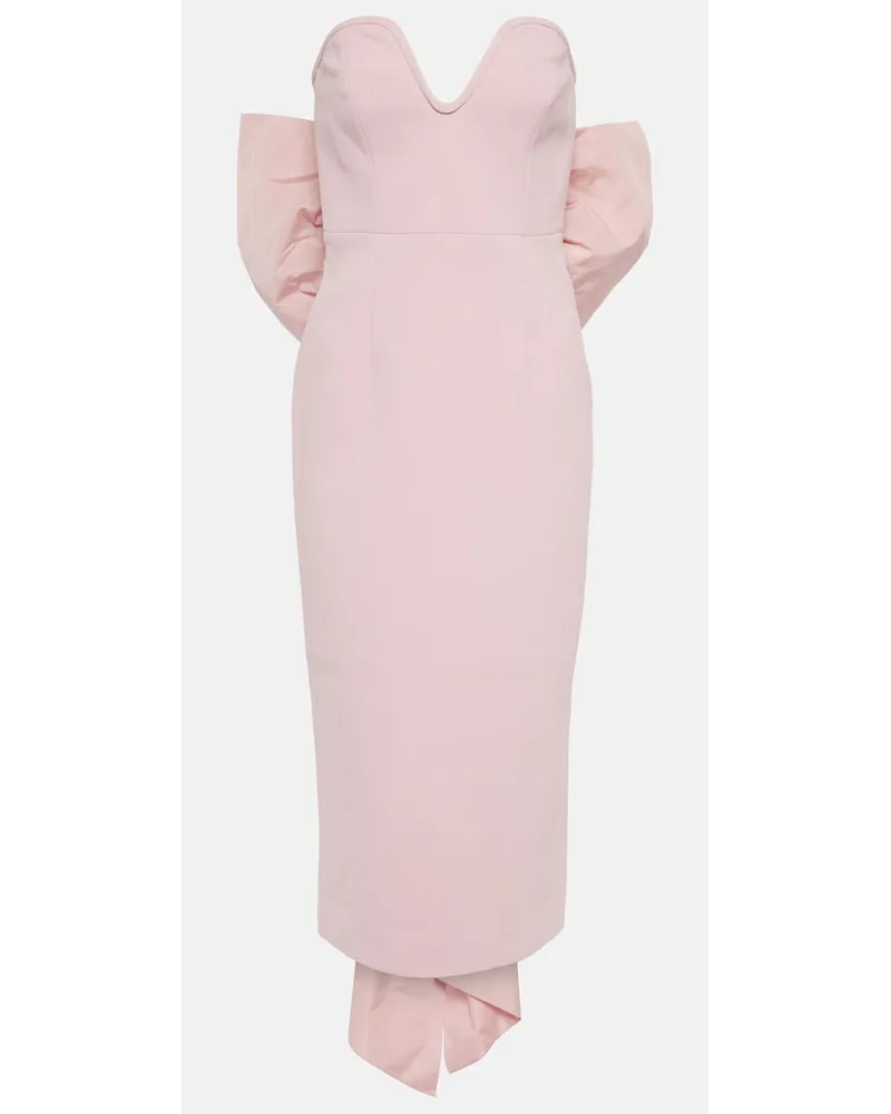 Rebecca Vallance Bridal - Abito midi Annabelle Rosa