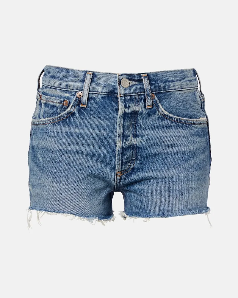 AGOLDE Shorts Parker in denim Blu
