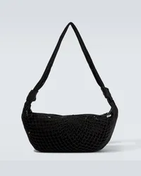 Christophe Lemaire x Filt - Borsa Croissant in mesh Nero