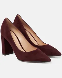 Gianvito Rossi Pumps Piper 85 in suede Viola