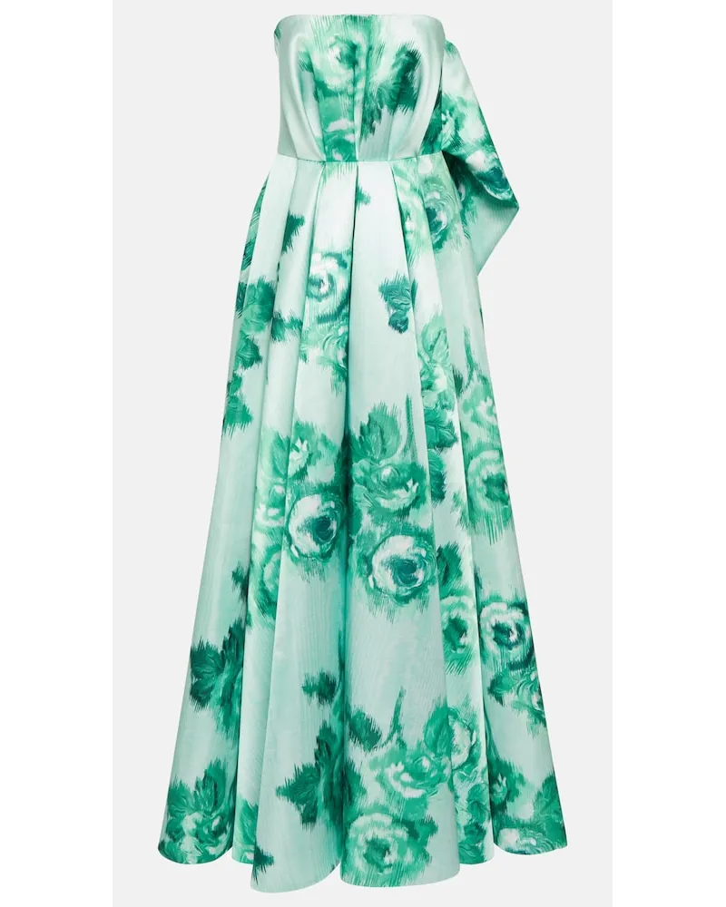 EMILIA WICKSTEAD Abito lungo Merope con stampa Verde