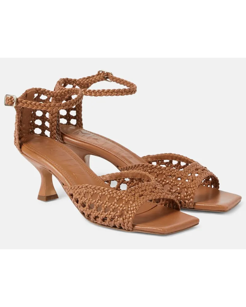 SOULIERS MARTINEZ Sandali Veronica in pelle Marrone