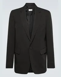 Dries van Noten Blazer Bram in lino e cotone Nero