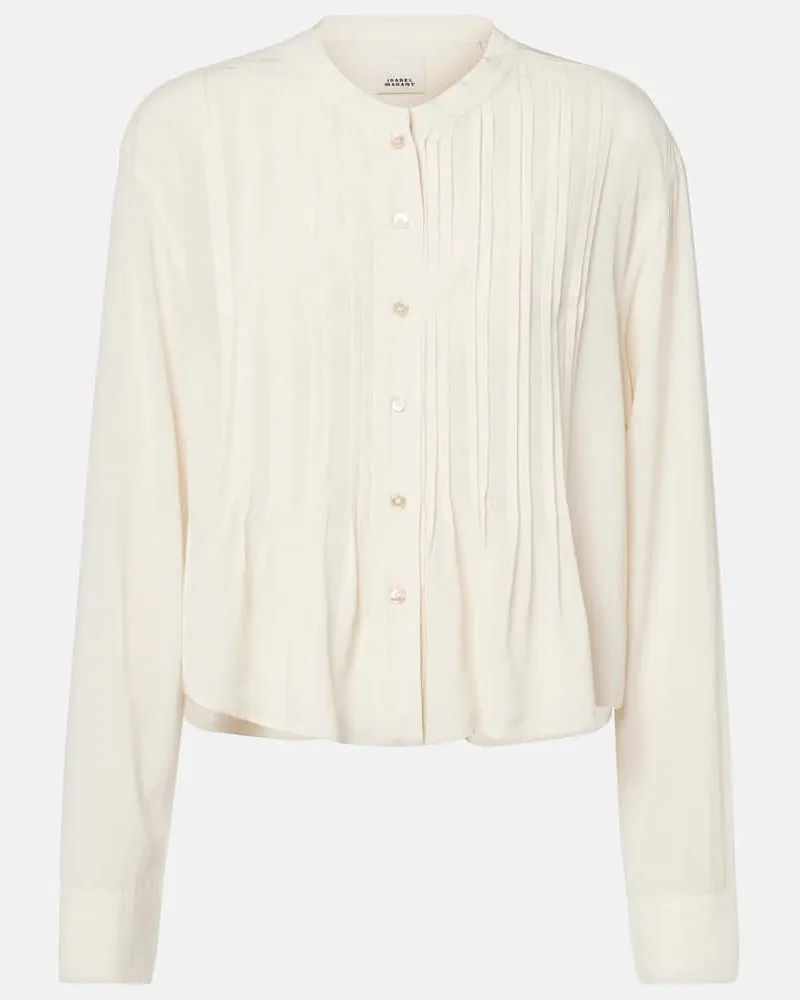 Isabel Marant Blusa Adzara Beige
