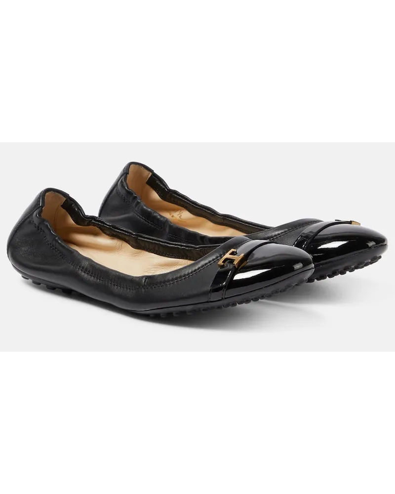 TOD'S Ballerine Bubble in pelle Nero