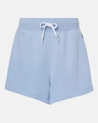 Ralph Lauren Shorts in pile di cotone con logo Blu