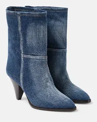 Isabel Marant Stivaletti Rouxa in denim Blu