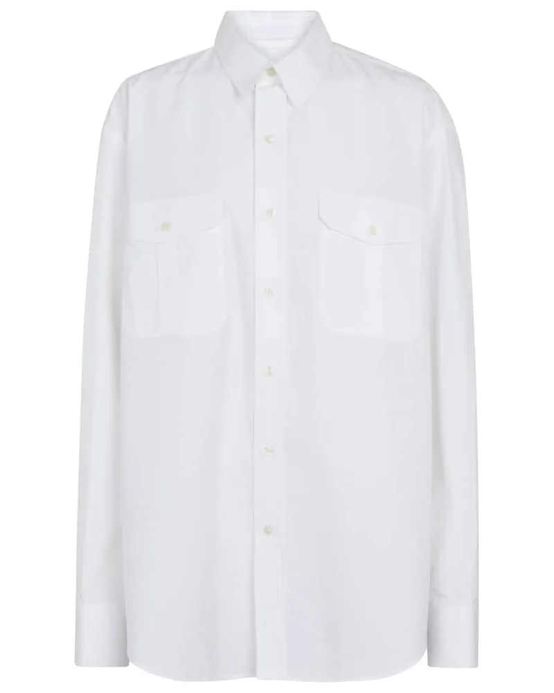 WARDROBE.NYC Camicia oversize in cotone Bianco