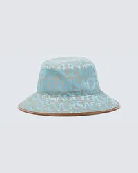 Versace Cappello da pescatore Versace Allover Blu