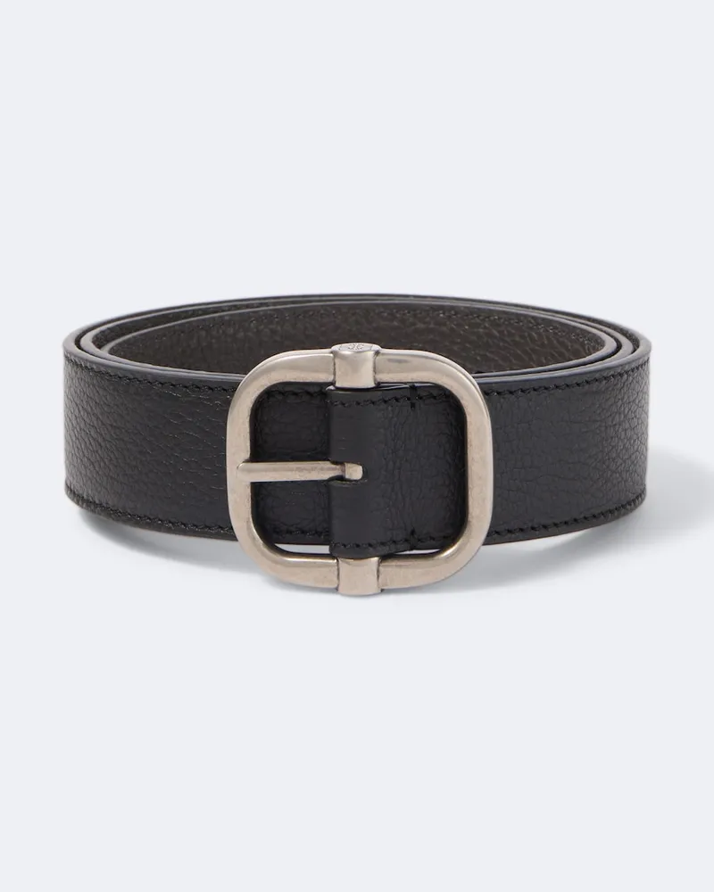 Loewe Cintura Loop in pelle reversibile Nero