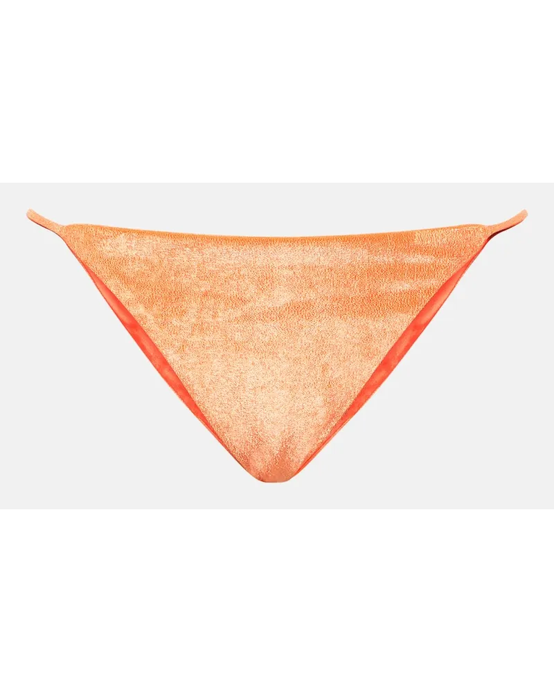 JADE SWIM Slip bikini Bare Minimum Arancione