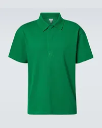 Loewe Polo in piqué di misto cotone Verde