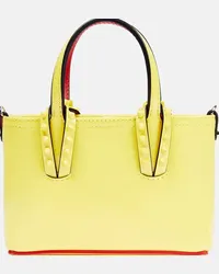 Christian Louboutin Borsa Cabata in vernice Giallo