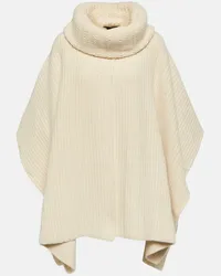 Loro Piana Mantella Waipara in cashmere Bianco