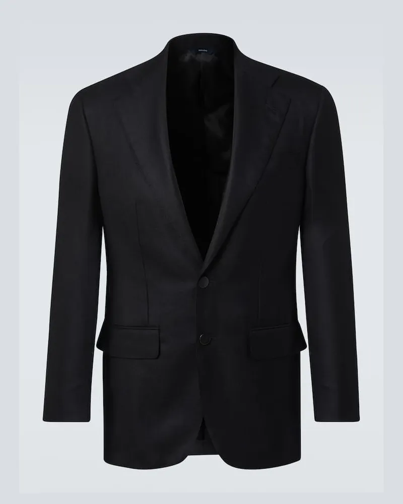 Thom Sweeney Blazer in cashmere Nero