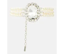Collana Gretna con cristalli e perle bijoux