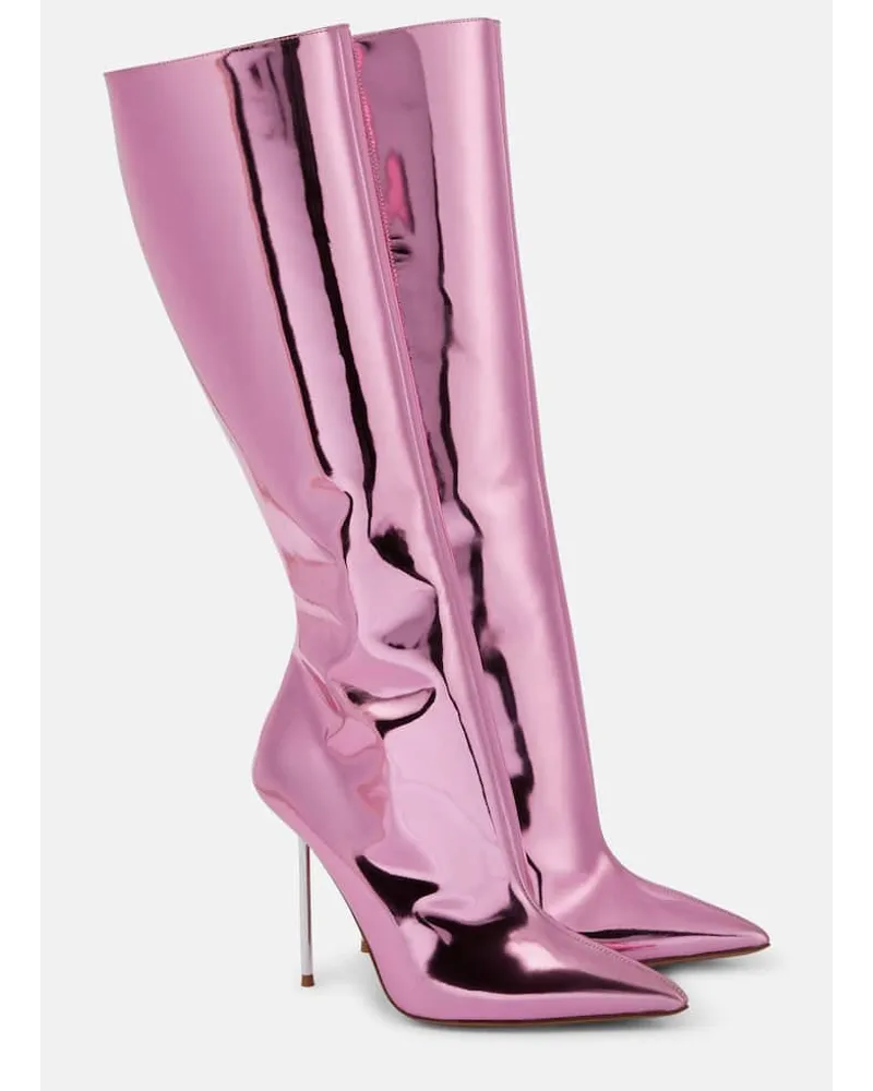 Paris Texas Stivali Lidia in pelle metallizzata Rosa