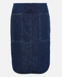 Totême Gonna midi di jeans Blu