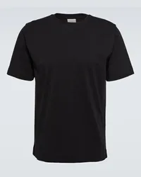 Dries van Noten T-shirt Hertz in jersey di cotone Nero