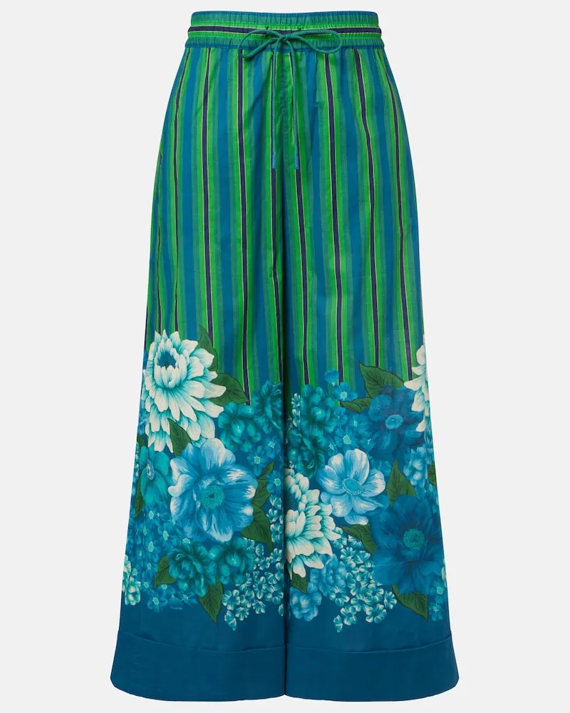 ALEMAIS AlÃ©mais Pantaloni Margo a gamba larga in cotone Multicolore