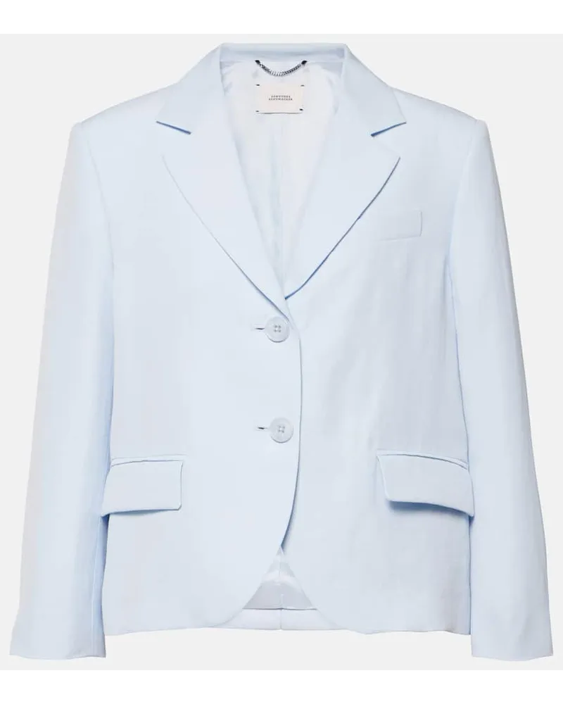 Dorothee Schumacher Blazer cropped Summer Cruise Blu