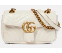 Gucci Borsa GG Marmont Mini in pelle Bianco
