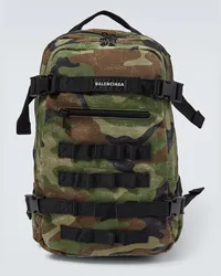 Balenciaga Zaino Army Small in canvas Verde