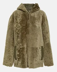 Joseph Cappotto reversibile Cosser in shearling Verde