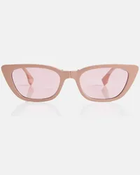 Fendi Occhiali da sole pieghevoli in acetato Rosa