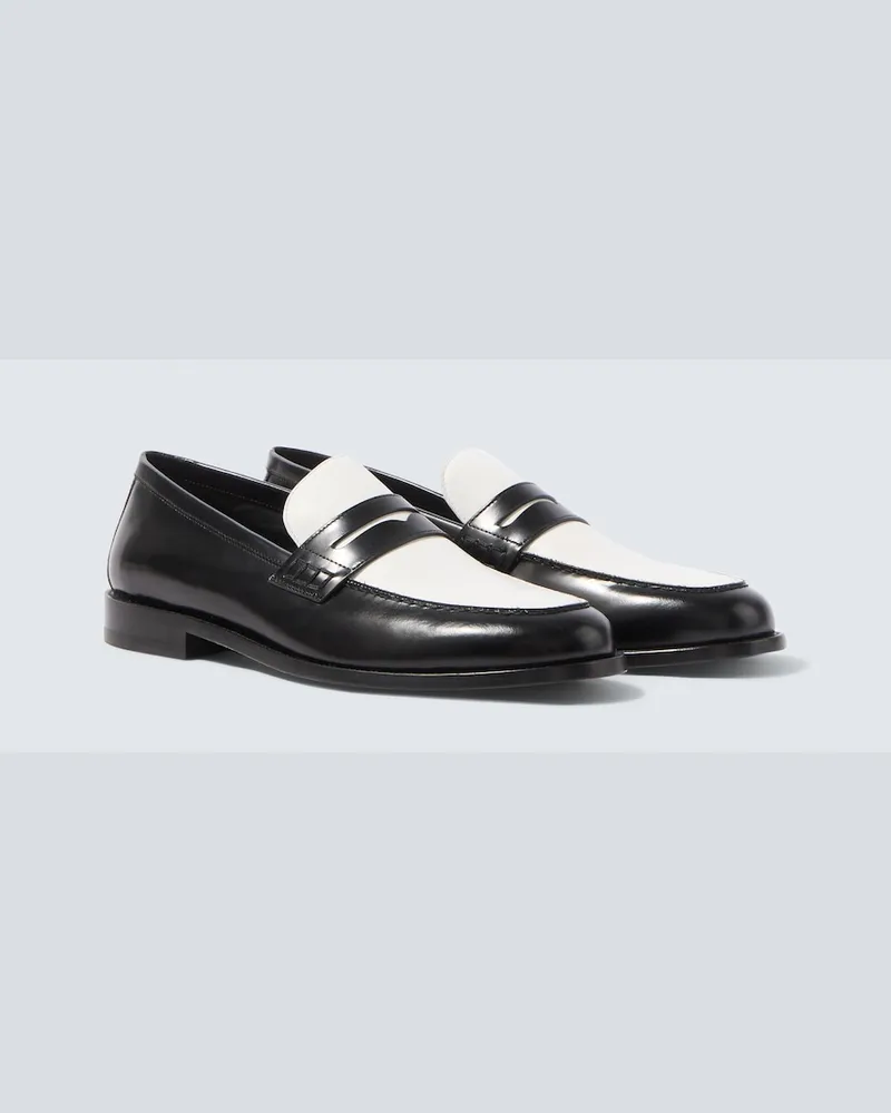 Manolo Blahnik Mocassini Perry in pelle Nero