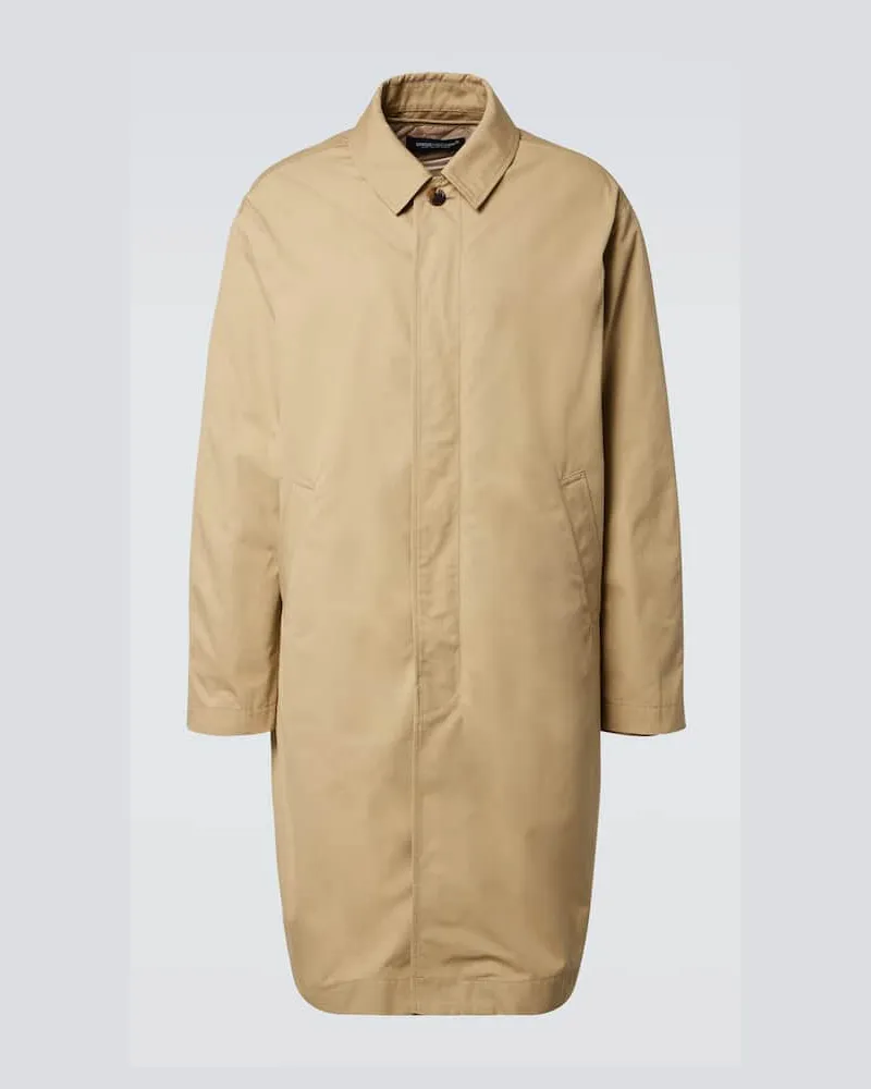 Undercover Soprabito in cotone con stampa Beige