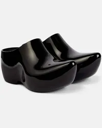 Balenciaga Mules in gomma Technoclog Nero