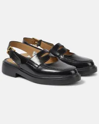 Thom Browne Mocassini slingback in pelle Nero