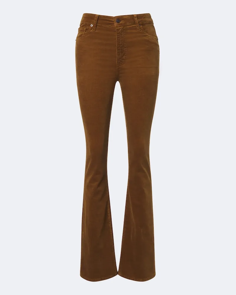 Frame Denim Pantaloni The Corduroy Bootcut Marrone