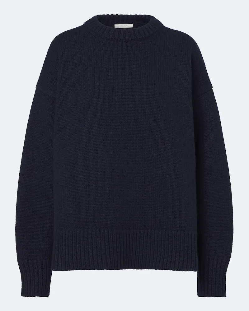 The Row Pullover Ophelia in lana e cashmere Blu