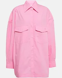 ATTICO Giacca a camicia Elaine in cotone Rosa