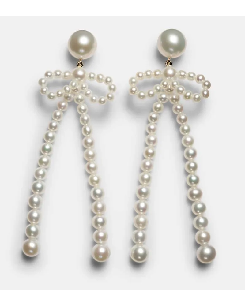 Sophie Bille Brahe Orecchini Rosette de Perles in oro 14kt con perle d'acqua dolce Oro