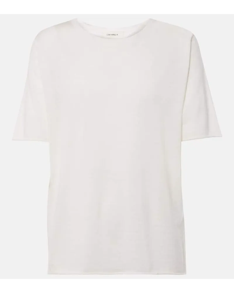 Lisa Yang T-shirt Ari in cashmere Bianco