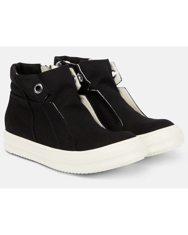 Rick Owens Sneakers alte Dunk in denim Nero