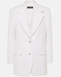 Dolce & Gabbana Blazer in tweed Bianco