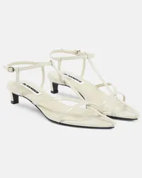 Jil Sander Sandali 45 in pelle Bianco