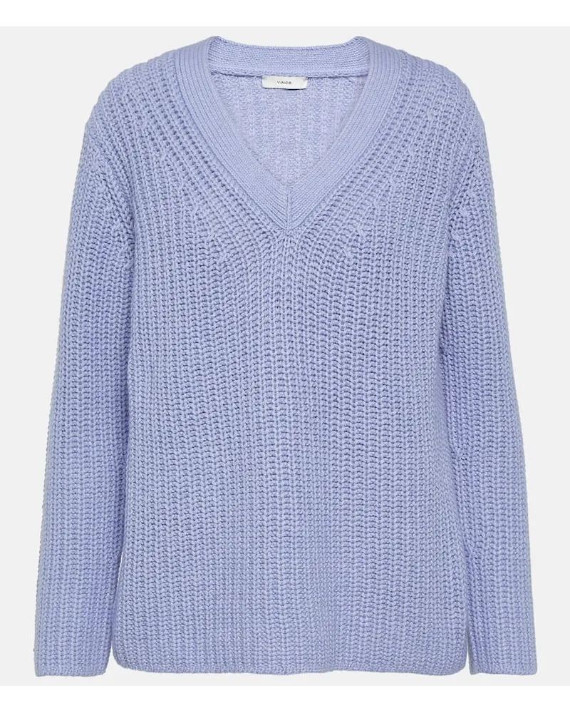 Vince Pullover in maglia a coste Grigio