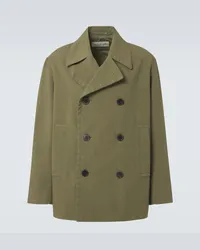 Dries van Noten Giacca in cotone Verde