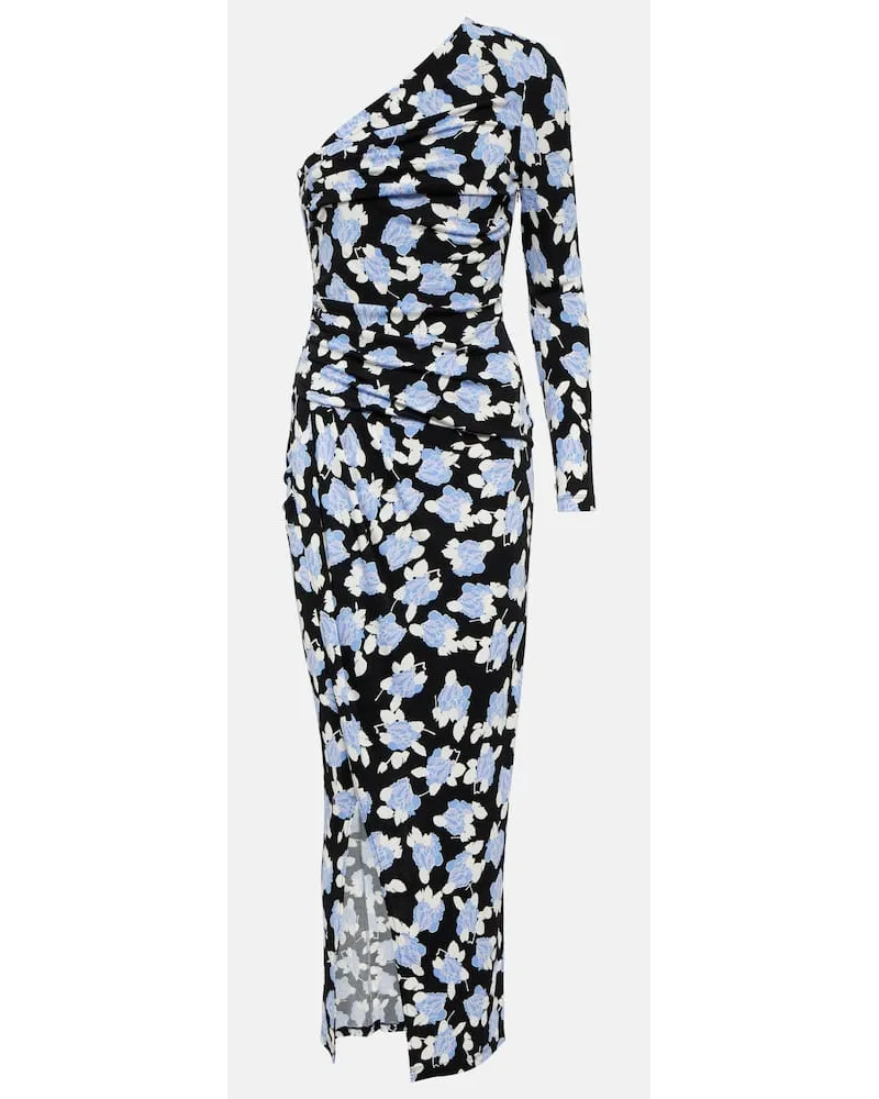 Diane von Furstenberg Abito lungo monospalla Kitana Multicolore