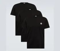 Set di tre T-shirt in cotone