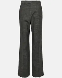 The Row Pantaloni regular Gandal in lana vergine Grigio