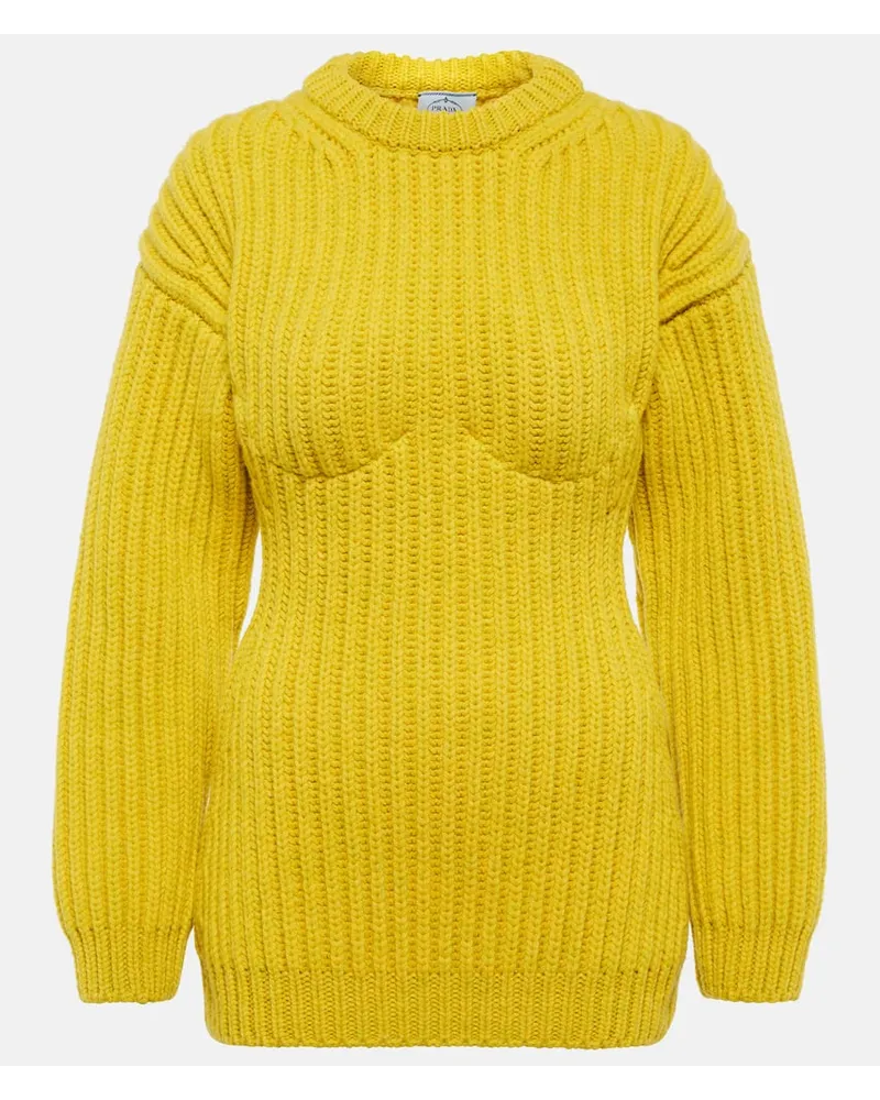 Prada Pullover in lana Giallo